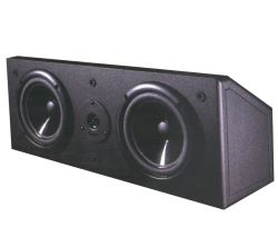 VIDEO 1 - Black - 2-Way 100 Watt Dual 5.25 inch Center Channel Speaker - Hero